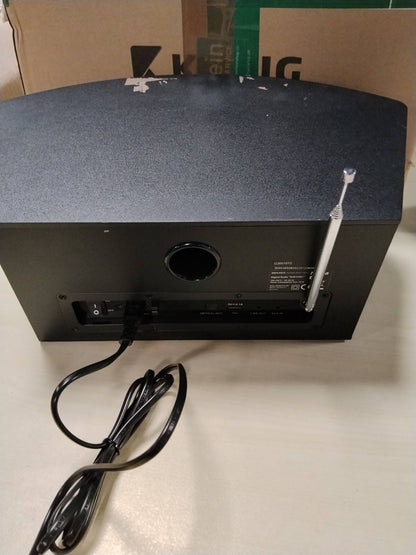 295039 - HAMA DAB Radio Interneti Bluetooth & DAB+ DIR150BT, Radio Dixhitale WLAN, Bluetooth, FM, USB, AUX, 90W, Ekran me Ngjyra, Ore me Alarm, E Zezë