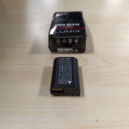276204 - PANASONIC BATERI E RIKARIKUESHME LUMIX DMW-BLK22E, për kamerat dixhitale LUMIX S5 dhe GH5M2, 7.2V, 2200mAh, 16Wh, e zezë