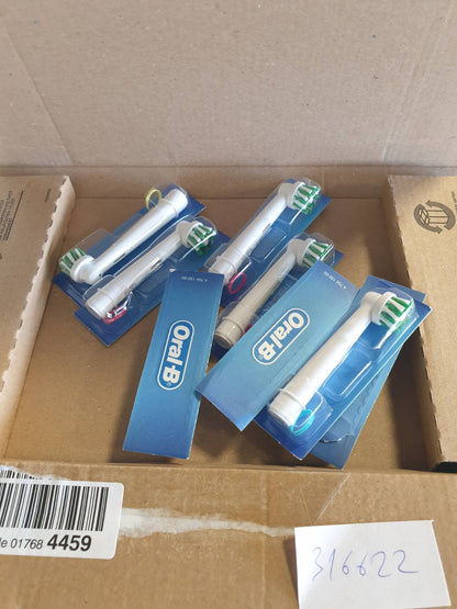 316622 - ORAL-B Kokë furçe dhëmbësh Cross Action për furçë dhëmbësh elektrike, pako me 12, Paketim i pajtueshëm me Letterbox