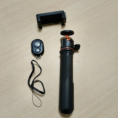 320262 - K&F CONCEPT Tripod për Selfie MS11, 60 cm, Shkop Selfie me Telekomandë, Mini Tripod i Kompatibël me iPhone/Samsung/DJI Osmo