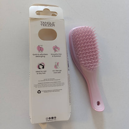 317763 - TANGLE TEEZER - Ultimate Detangler i Vogël - Furçë Detangler për Flokë të Lagur dhe të Tharë - Rozë Millennial