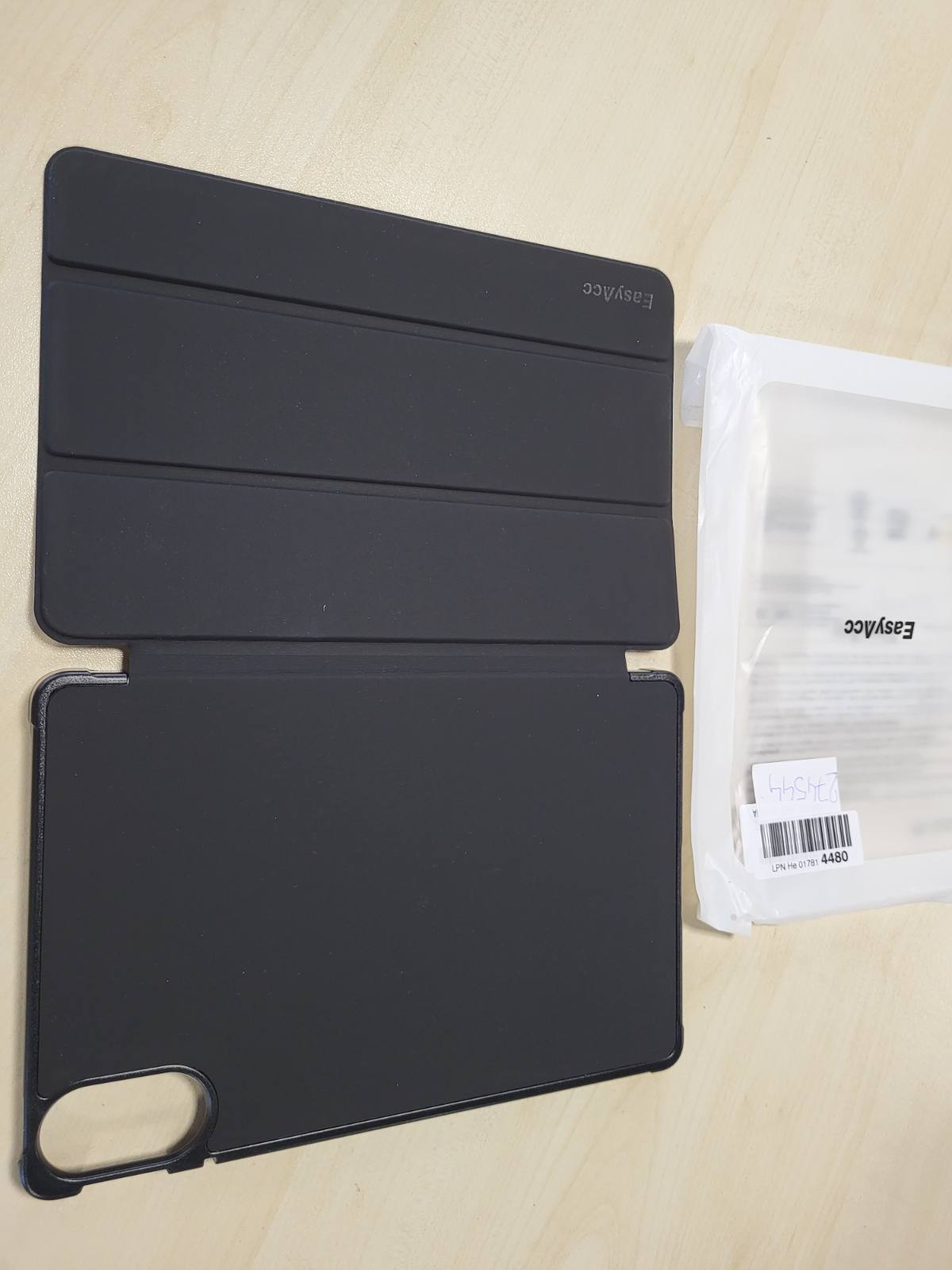 274544 - EASYACC Mbrojtëse për tabletin Redmi Pad 2 11 inç, Mbrojtëse e hollë me mbështetëse, e zezë