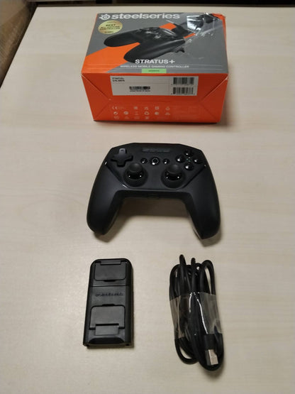 305109 - STEELSERIES STRATUS+, Kontrollues lojërash Bluetooth, Jetëgjatësi baterie 90 orë, Shkaktues me efekt Hall