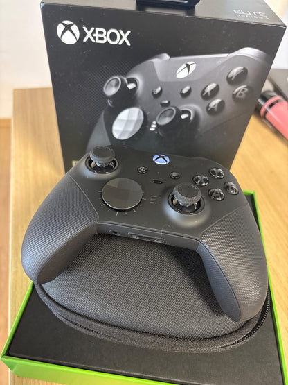 319349 - XBOX Kontrolluesi pa tel Elite Series 2 i zi, i përshtatshëm për Seria X, Seria S, One, Windows 10 dhe 11, Android dhe iOS