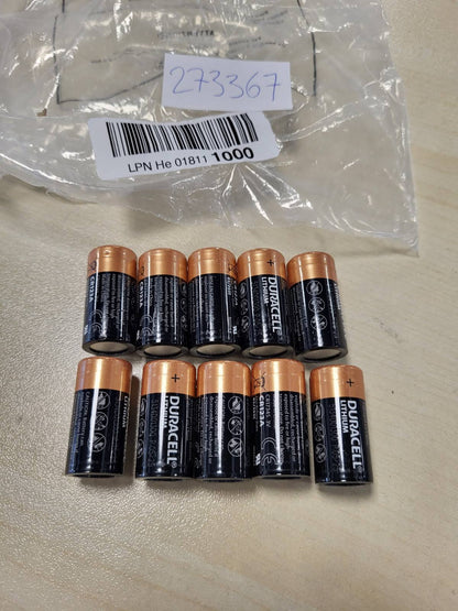 273367 - DURACELL - Bateri Litiumi CR123 me Fuqi të Lartë 3V (CR123A / CR17345) (Pako me 10 Bateri)