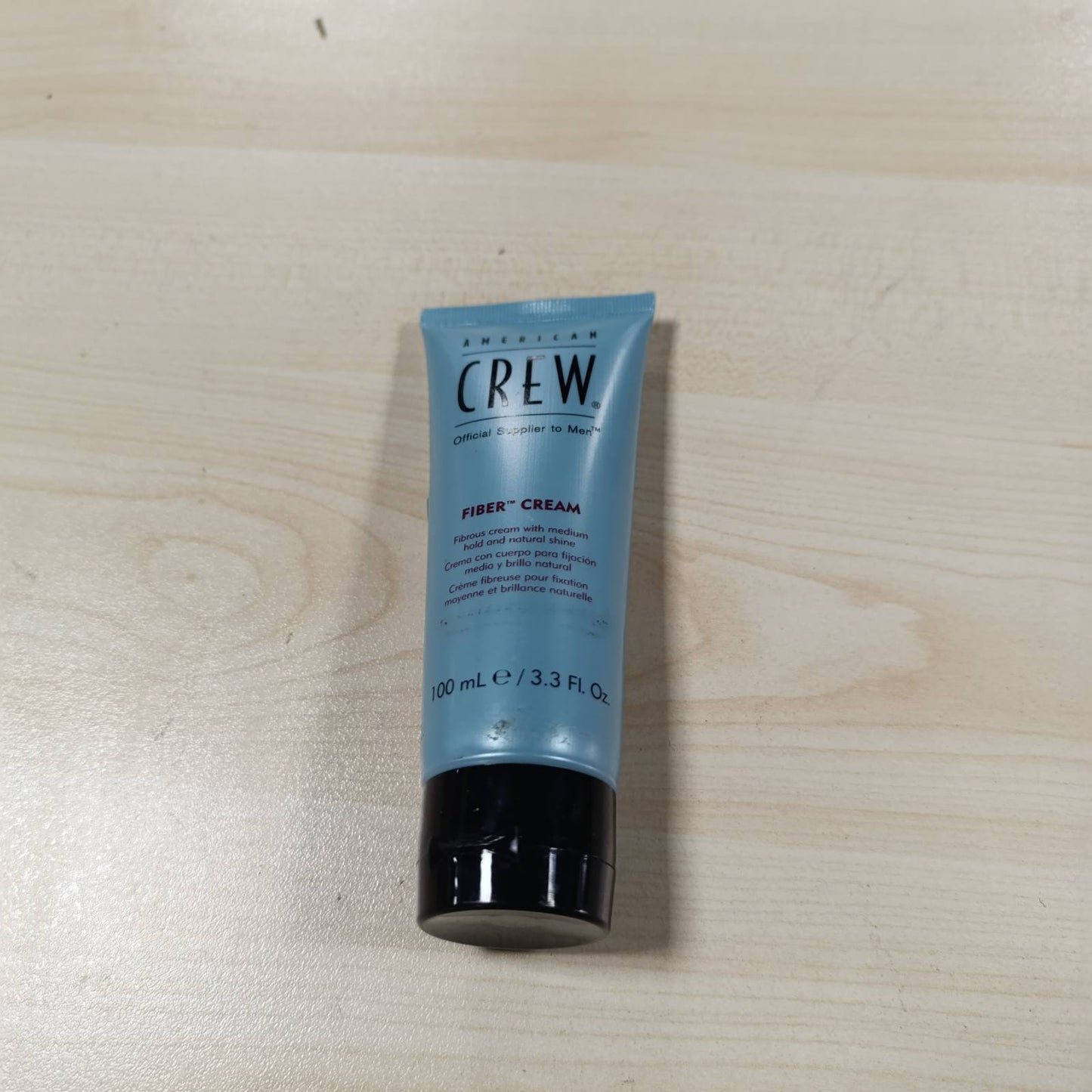 318439 - AMERICAN CREW - Krem me Fibra - 100 ml - Krem stilues për burra - Fiksim të mesëm - Përfundim me shkëlqim natyral