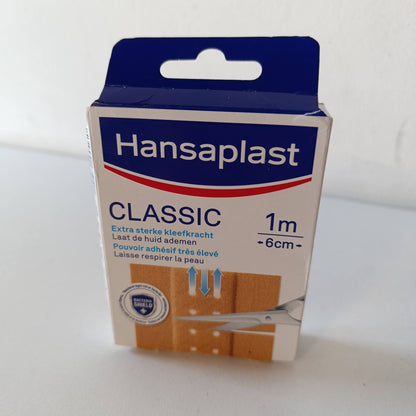 319199 - HANSAPLAST CLASSIC - Flastra Klasike, 10 shirita 10 x 6 cm, rezistent ndaj ujit, forcë e lartë ngjitëse