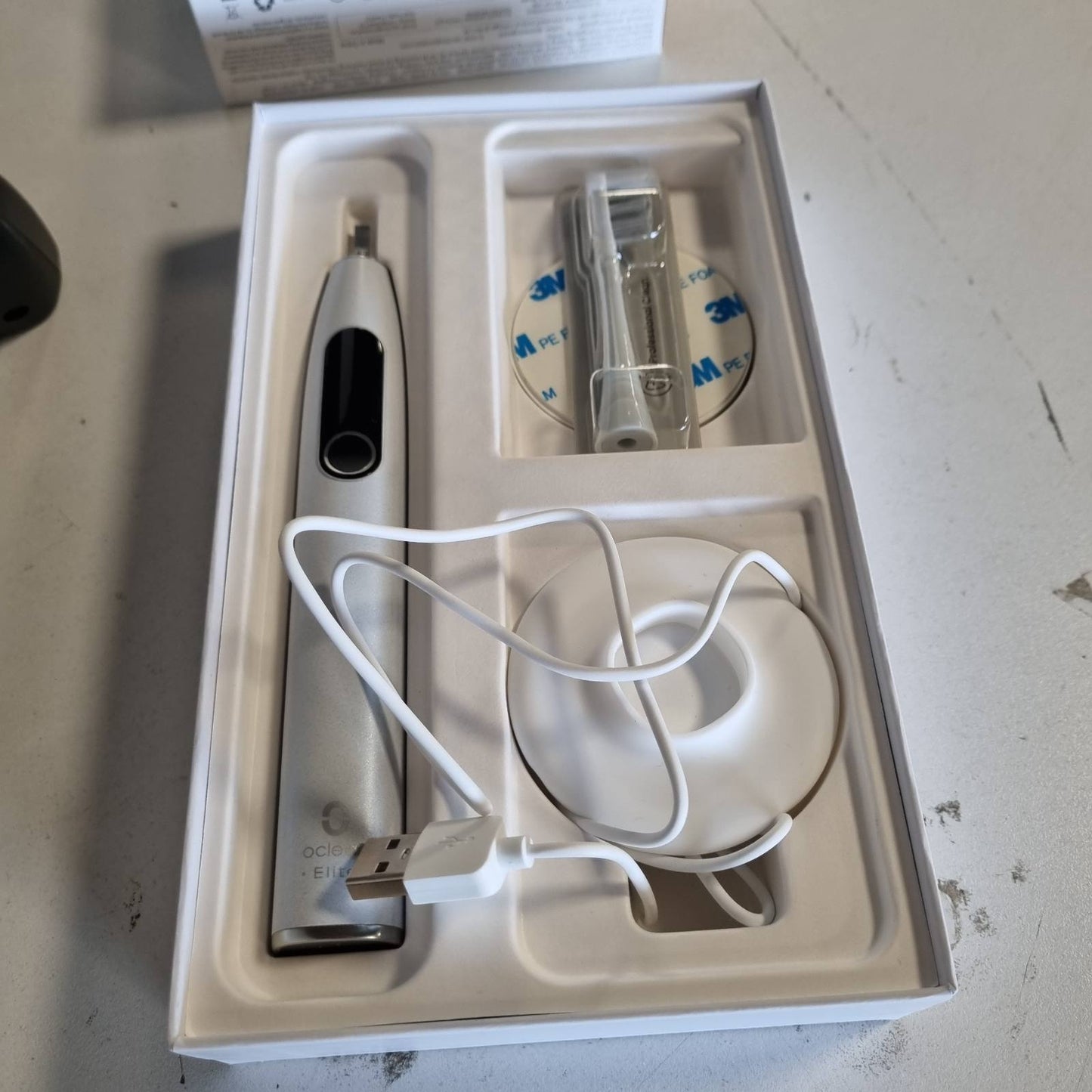 316343 - OCLEAN Furçë dhëmbësh elektrike X Pro Elite, Ekran inteligjent me prekje, Zhurmë e ulët (45 dB), Jetëgjatësi baterie 3.5 ditë, IPX7