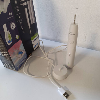 315315 - urçë dhëmbësh elektrike Sonicare 5500, Modeli HX7110/02, 2 Mënyra Pastrimi, Kontroll Presioni, e Bardhë