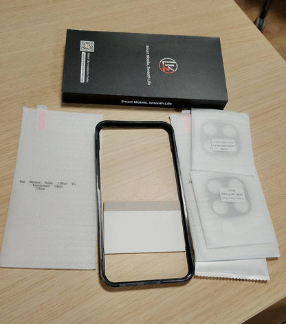 269440 - LK Mbrojtës ekrani për Xiaomi Redmi Note 15 Pro 5G, 2 copë mbrojtës qelqi të temperuar, 2 copë mbrojtës kamerash, film HD i qartë me zhbllokim me gjurmë gishtash