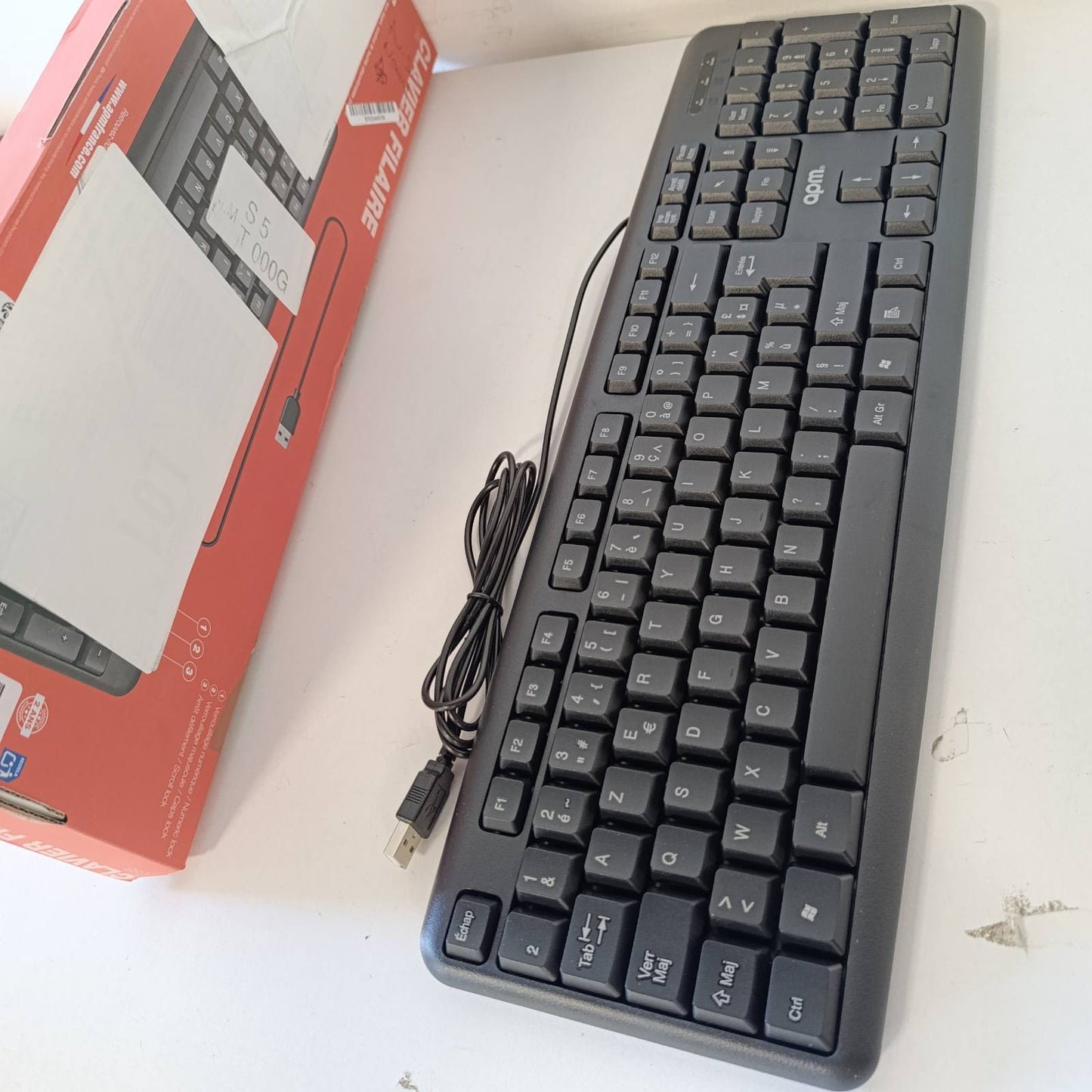 274326 - APM FRANCE Tastierë me tel - E zezë - Modeli 100020