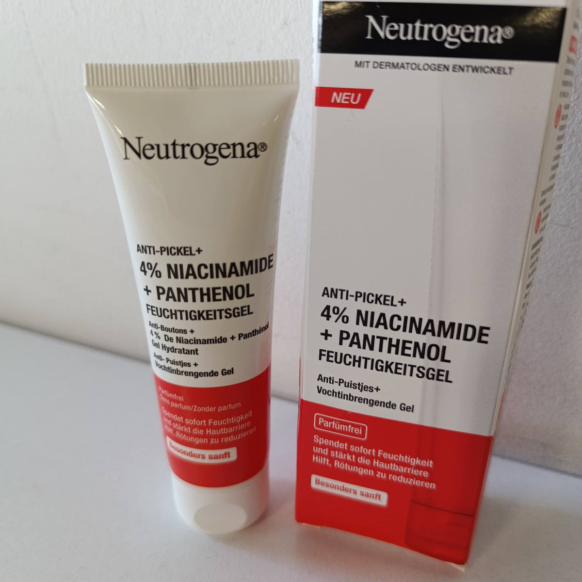 318333 - NEUTROGENA Xhel Kundër Njollave + Hidratues 4% Niacinamide + Panthenol - 50 ml - Pa aromë