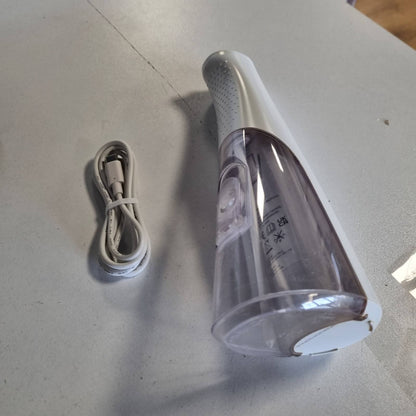 315692 - WATERPIK WF-20 Pulse: Pastrues dhëmbësh pa tel, i rikarikueshëm, 2 nivele presioni, 2 gryka të përfshira, i bardhë