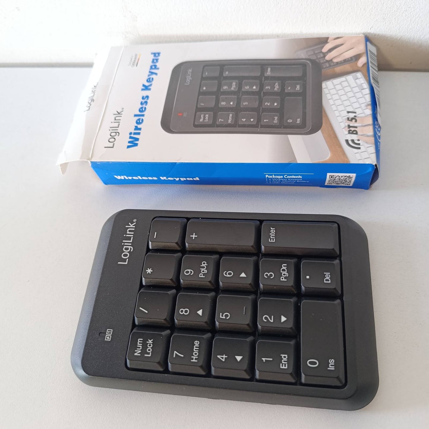 277051 - LogiLink ID0201 Tastierë pa tel (Bluetooth V5.1), e zezë