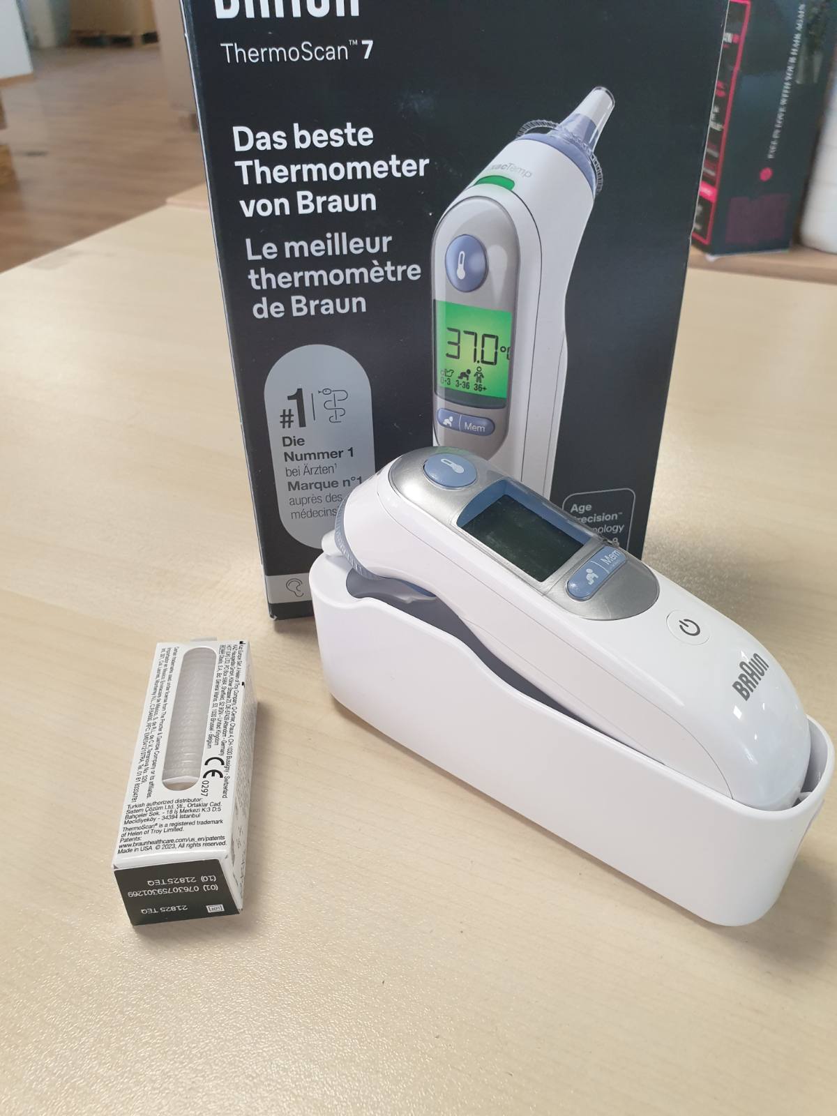316091 - BRAUN Termometër veshi ThermoScan 7 BRAIRT6520, i bardhë