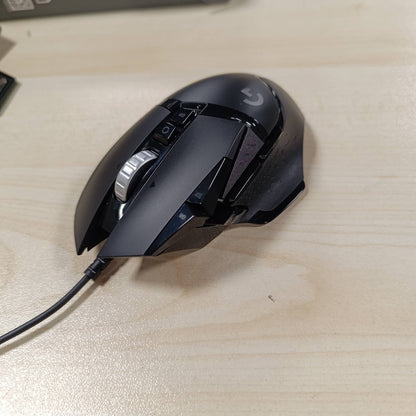 267857 - LOGITECH Maus lojërash me tela G G502 Hero, sensor Hero 25K, 25600 dpi, RGB, peshë e personalizueshme, 11 butona të programueshëm, memorie e integruar, PC/Mac - i zi