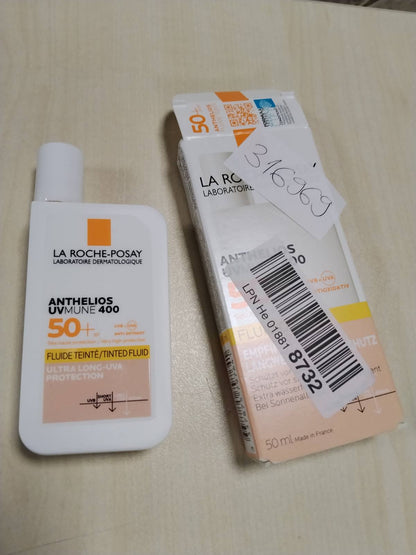 316969 - LA ROCHE-POSAY ANTHELIOS INVISIBLE FLUID UVMUNE 400 SPF 50+, LËNG MBROJTËS NGA DIELLI PËR LËKURË TË NDJESHMË 50 ML