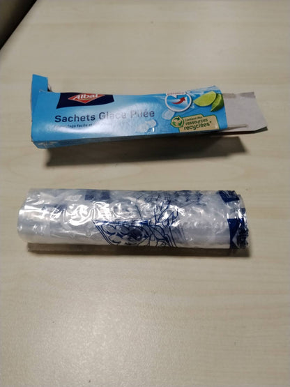 297821 - ALBAL 15 Qese Akullore të Thërrmuara, Çlirohen Lehtë, Mbushen Lehtë, Burime të Ricikluara
