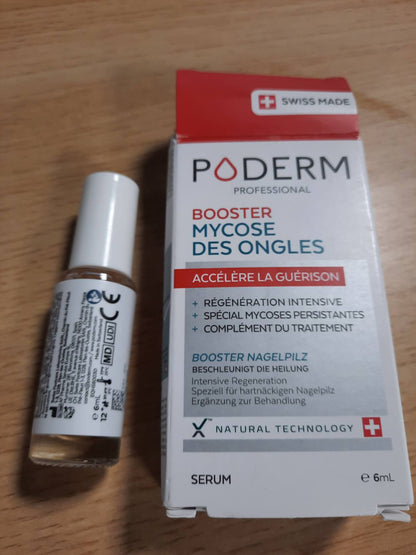 317376 - PODERM Forcues i Trajtimit të Kërpudhave të Thonjve, 15 ml, për infeksione të forta kërpudhore, përgjysmon kohën e trajtimit, kujdes profesional për këmbët/duart, e shpejtë dhe e lehtë, prodhuar në Zvicër, pa ngjyrë