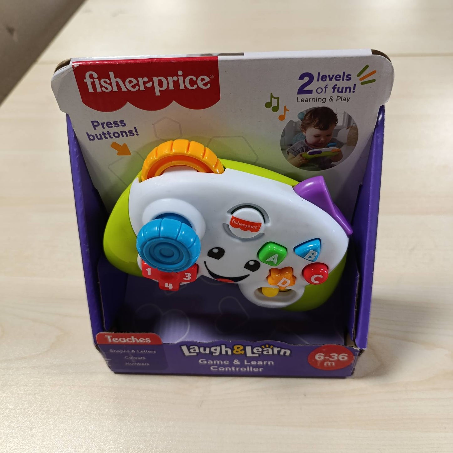 318269 - MATTEL Kontrollues Spielzeug Fisher-Price Laugh & Learn Lojë & Mëso