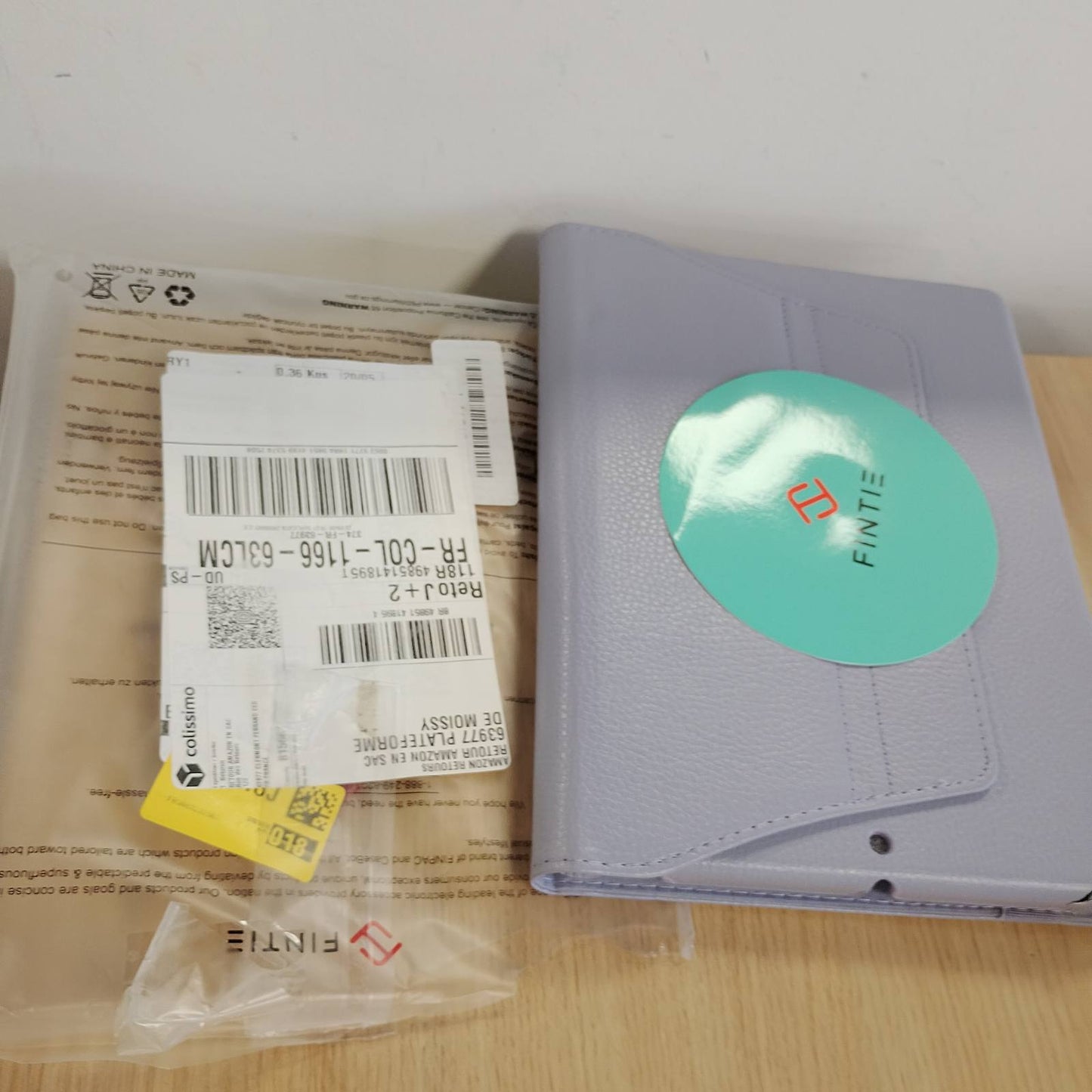 320108 - FINTIE Mbrojtëse e pajtueshme me iPad 10.2 inç të gjeneratës së 9-të/8-të/7-të (2021/2020/2019), Mbrojtëse rrotulluese 360 gradë, ngjyrë vjollcë