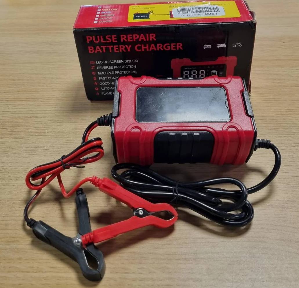 273542 - Karikues Baterie Makine 10A, inteligjent për Motoçikleta 12V/24V, modalitet karikimi riparimi dhe mirëmbajtjeje për makina, motoçikleta, kamionë, bateri AGM, Xhel, SLA, LiFePO4