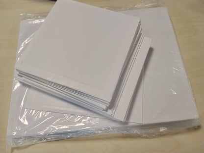 320091 - ZENACOLOR Kanavacë për Pikturë, 3 Madhësi (30 Copë), Set Kanavacë 280 g/m² 100% Pambuk, Për Bojë Akrilike, Pikturë me Vaj, Guash