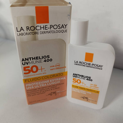 317008 - LA ROCHE-POSAY Anthelios Invisible Fluid, UVMune 400, SPF 50+, lëng mbrojtës nga dielli për lëkurë të ndjeshme, 50 ml