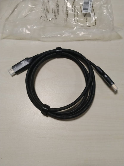 320047 - PREMIUMCORD Kabllo 8K DisplayPort 1.4 në HDMI 2.1, Mashkull në Mashkull, Rezolucioni 8K@60Hz, 4K@144Hz, Full HD 1080p, HDCP2.2, Gjatësia: 2m, Ngjyra: E zezë