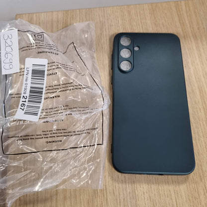 320699 - KWMOBILE Mbrojtëse telefoni për Samsung Galaxy A55 5G, Mbulesë silikoni e butë me shkëlqim metalik, Ngjyrë benzine metalike