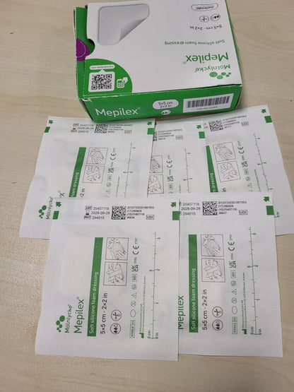 318225 - MÖLNLYCKE - Mepilex fashë me shkumë 5x5cm - 5 pako