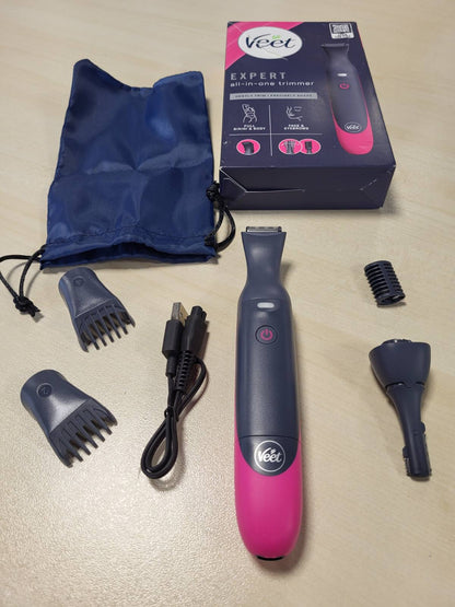 316395 - VEET Makinë rroje intime Expert Intime, për fytyrën, vetullat, zonën pubike, e papërshkueshme nga uji.
