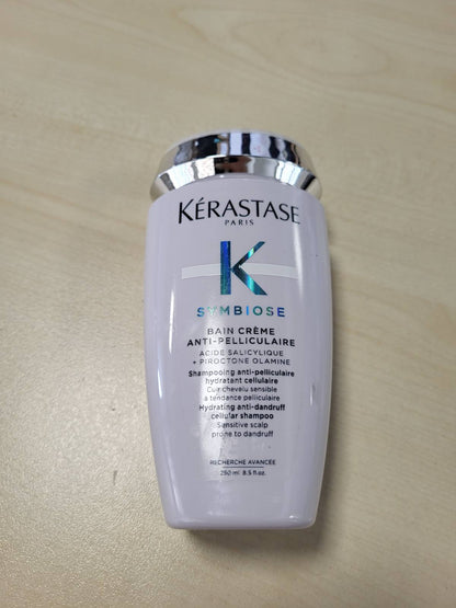 317046 - KERASTASE - Symbiose Shampo Bain Crème Purité - 250 ml | Shampo kundër zbokthit - Me acid salicilik - Pa silikon - Lëkurë koke e yndyrshme dhe e ndjeshme
