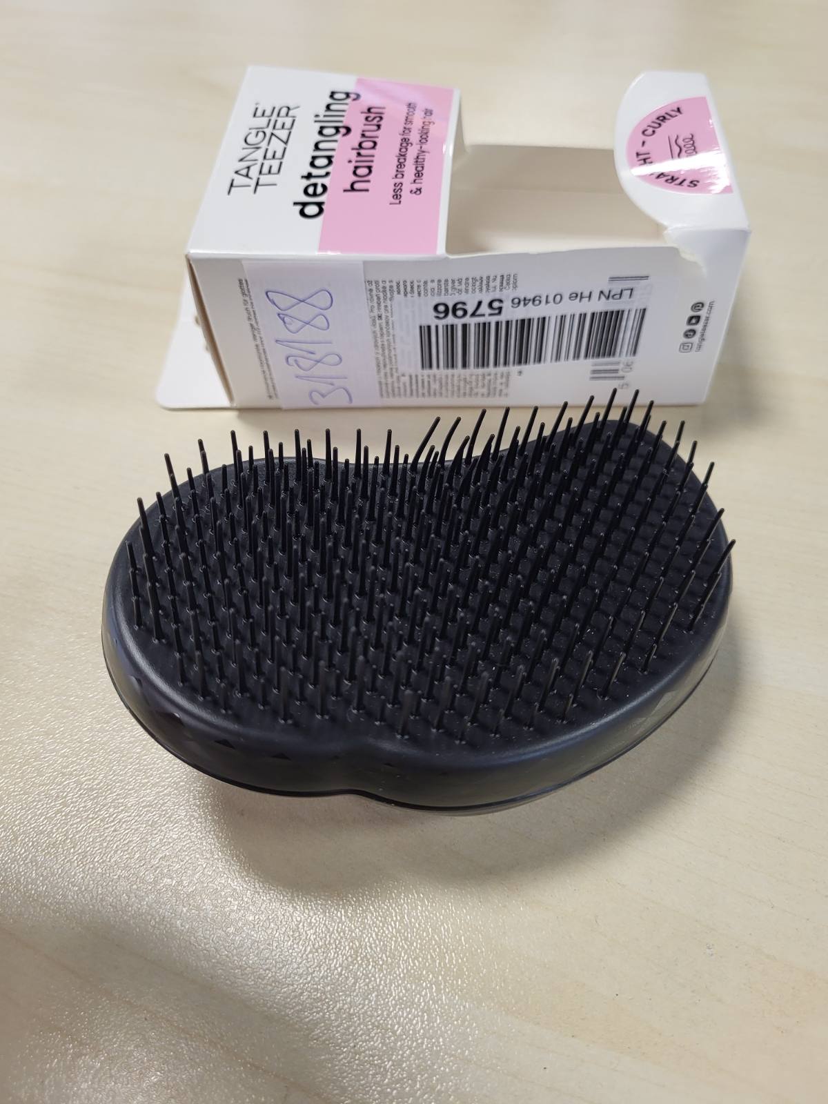 318188 - TANGLE TEEZER Furçë flokësh Original Detangling - Furçë për heqjen e nyjeve - Black Panther