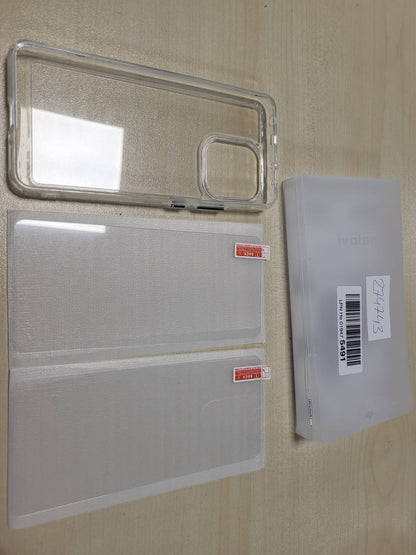 274743 - IVOLER Mbrojtëse transparente për Xiaomi Redmi Note 13 4G, me 2 mbrojtëse ekrani prej qelqi të temperuar