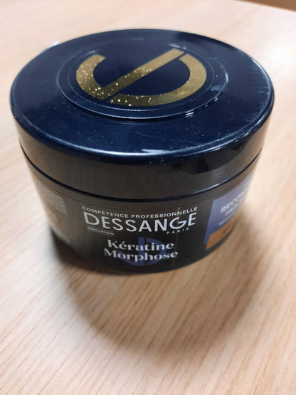 318473 - DESSANGE Maska Rindërtuese për Flokët, 280 ml, me Keratinë Bimore dhe Acid Hialuronik, për Flokë të Dëmtuar