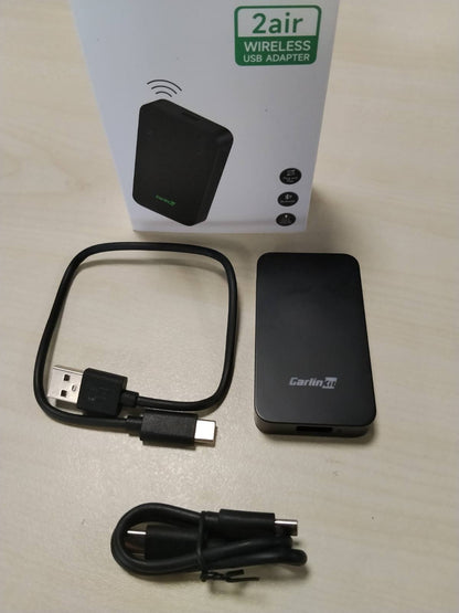 309619 - Adaptues pa tel Carlinkit 5.0 2 në 1, i përshtatshëm për makina me Apple CarPlay dhe Android Auto, Konvertoni CarPlay me tel në pa tel, Nga AA me tel në Android Auto pa tel