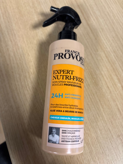318820 - FRANCK PROVOST F. Provost Expert Nutri-Frizz Sprej, 190 ml, pa sulfate, pa shpëlarje