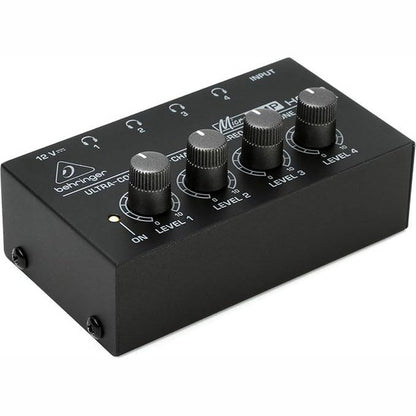 184596 - Behringer MICROAMP HA400 Përforcues ultra-kompakt i kufjeve me 4 kanale stereo