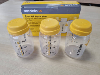 318567 - MEDELA Shishe për Ruajtjen e Qumështit të Gjirit Pa BPA | Pako me 3 x 150 ml