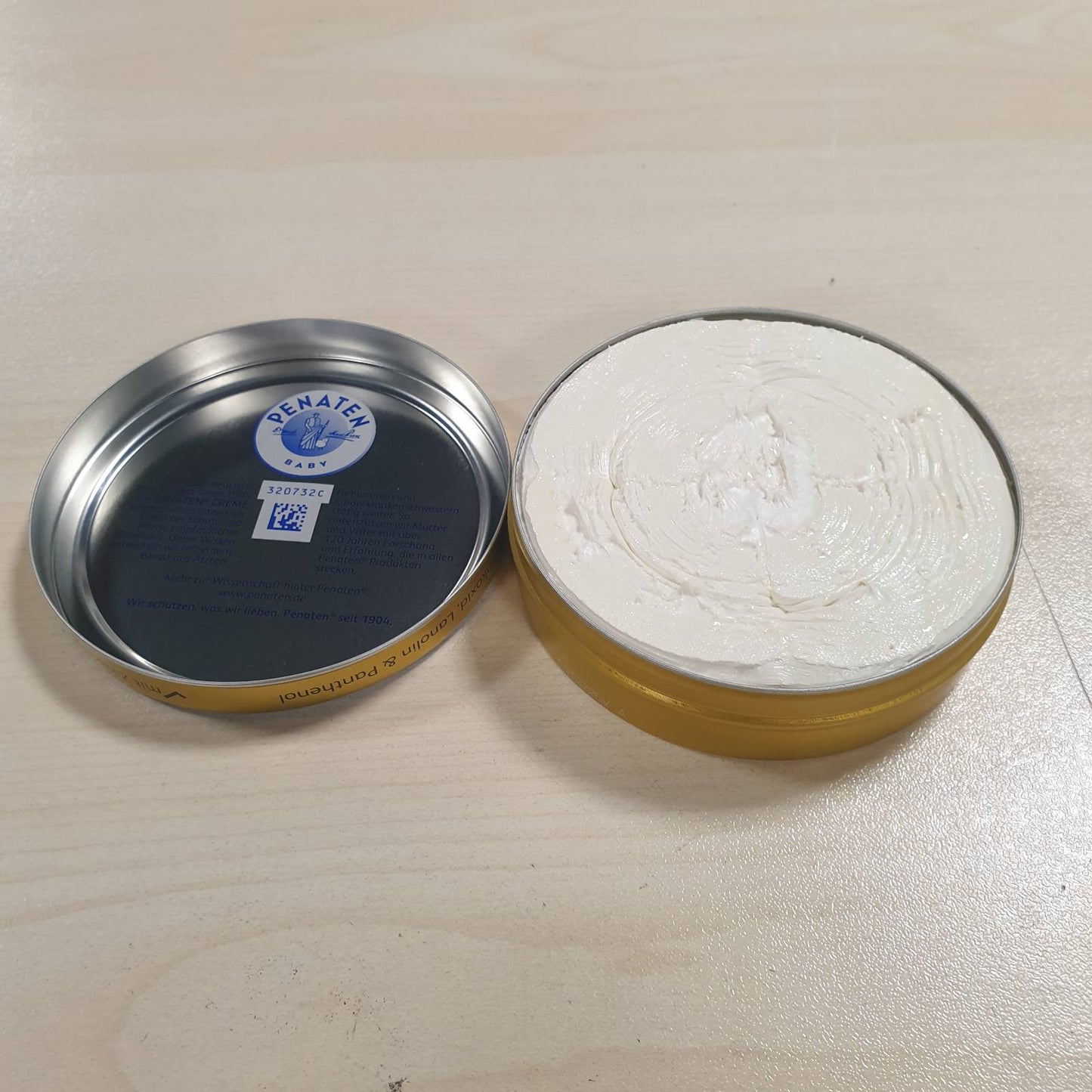 315436 - Krem mbrojtës (150 ml) kundër plagëve të bebes, me oksid zinku, lanolinë dhe pantenol