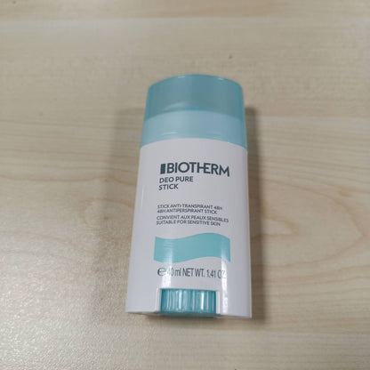 317403 - BIOTHERM DEO PURE STICK, antidjersë pa alkool për femra, mbrojtje deri në 48 orë, teksturë e butë pluhurore, aromë gjallëruese, për të gjitha llojet e lëkurës, 40 ml