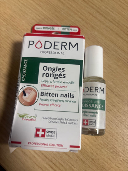 316918 - PODERM - NDALO GRËNIEN E THONJVE - Serum Kujdesi Anti-Stres 100% Natyral - Aktivizon Rritjen - Të Rritur/Fëmijë - Prodhuar në Zvicër