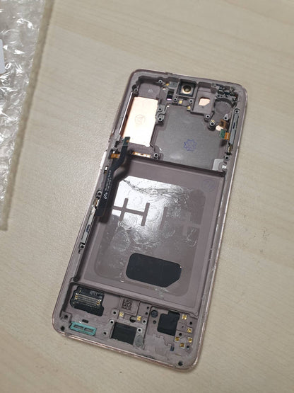 276516 - Ekran It'Go Full Incell për Samsung S21 5G G991, Ekran LCD Zëvendësues me Prekje dhe Mjete, Gri me Kornizë Cilësie të Lartë