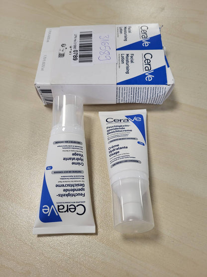 316589 - CERA VE Krem hidratues për fytyrën për lëkurë normale deri të thatë, 2 x 52 ml, me acid hialuronik, niacinamidë dhe 3 ceramide esenciale