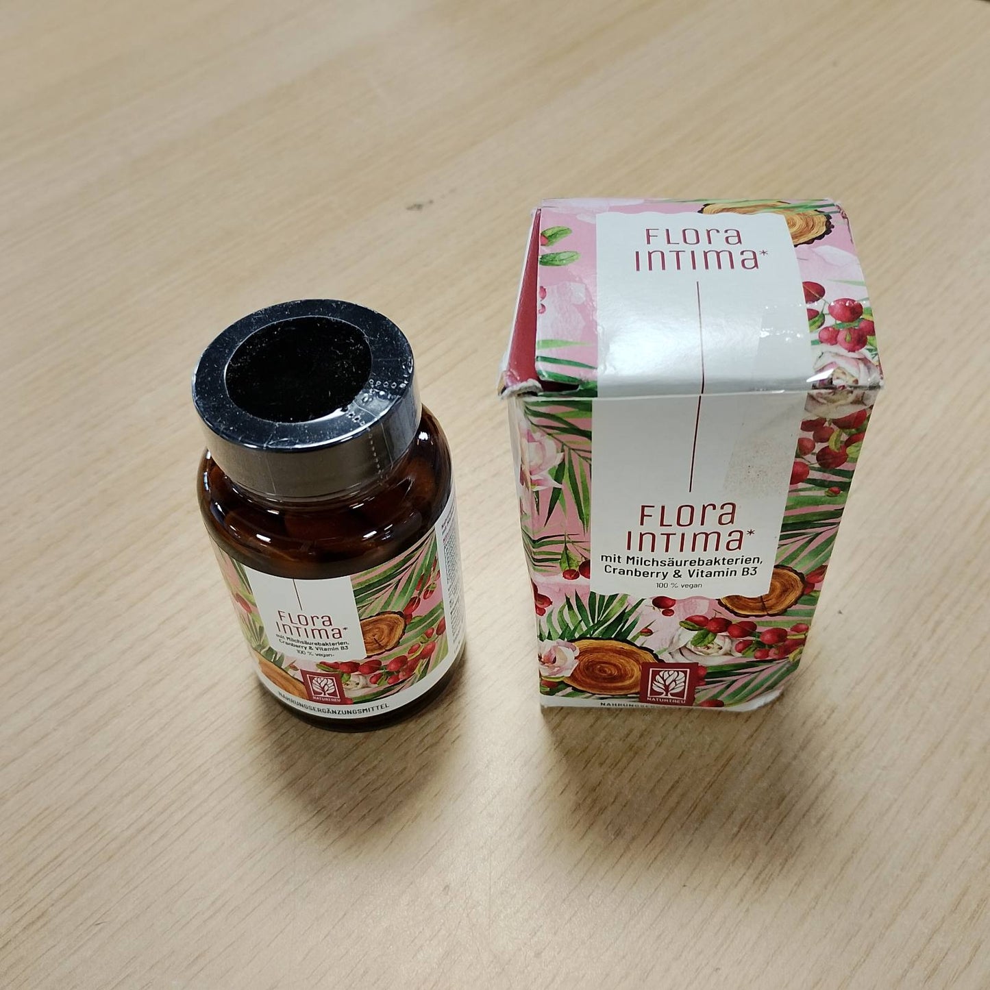 316727 - NATURTREU Kompleks Kulturash për Florën Intime të Grave, 100 miliardë CFU/g, me baktere të acidit laktik, boronicë dhe 7 lloje Lactobacillus