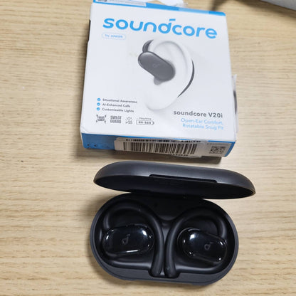 273216 - ANKER Kufje Soundcore V20i me vesh të hapur, grepa veshësh të rregullueshëm, IP55, Bluetooth 5.4, 36 orë kohëzgjatje luajtjeje, bas i fortë, thirrje pa zhurmë