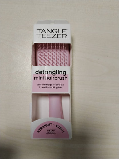 317762 - TANGLE TEEZER - Ultimate Detangler i Vogël - Furçë Detangler për Flokë të Lagur dhe të Tharë - Rozë Millennial