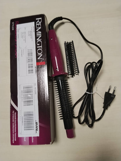 317119 - REMINGTON Furçë me ajër të nxehtë CB4N, Shufër ngrohëse e veshur me qeramikë, 2 rreshta qimesh, funksion avulli