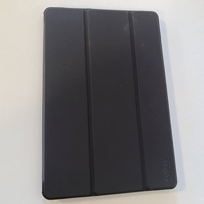 320697 - COBAK Mbrojtëse për Samsung Galaxy Tab A11+ Plus 2025 (SM-X230/X236B) / A9+ 2023 (SM-X210/X215/X216/X218), 11 inç, Lëkure PU, E palosshme trefish, Funksion automatik gjumë/zgjim, Ngjyrë e zezë